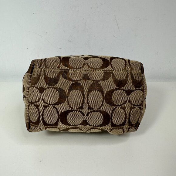 COACH Vintage Y2K Signature Mini Satchel Handbag Shoulder Bag Jacquard - Picture 6 of 11